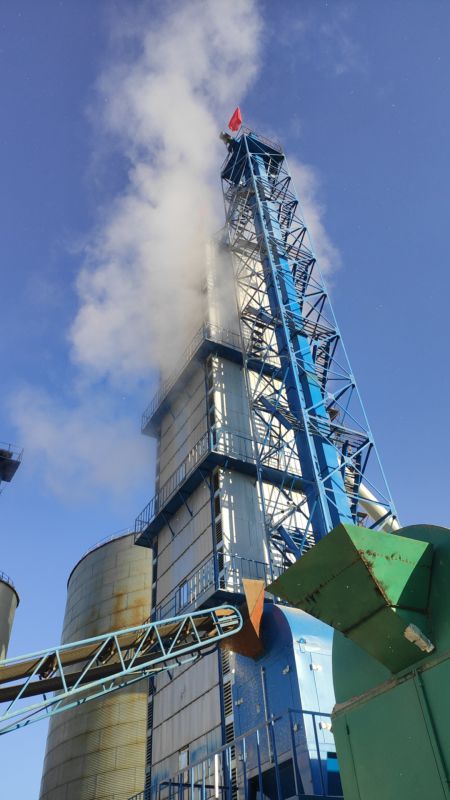 500吨星空烘干塔